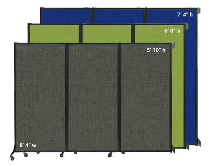 QuickWall Folding Partition, Wall-Mounted