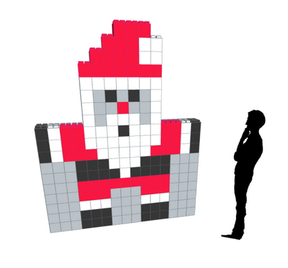 EverBlock® Santa Mosaic Model