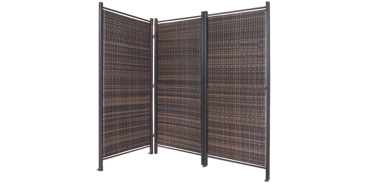 Folding Outdoor Wicker Partition