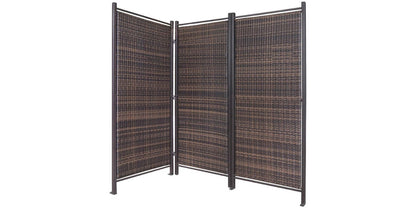 Folding Outdoor Wicker Partition