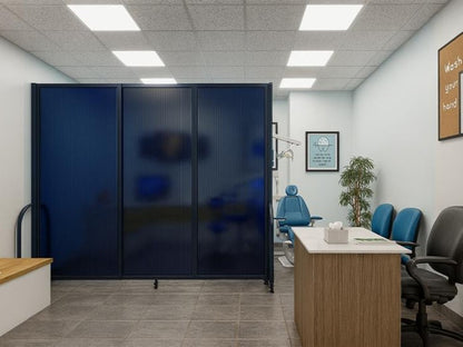 Full Motion Room Divider - Polycarbonate