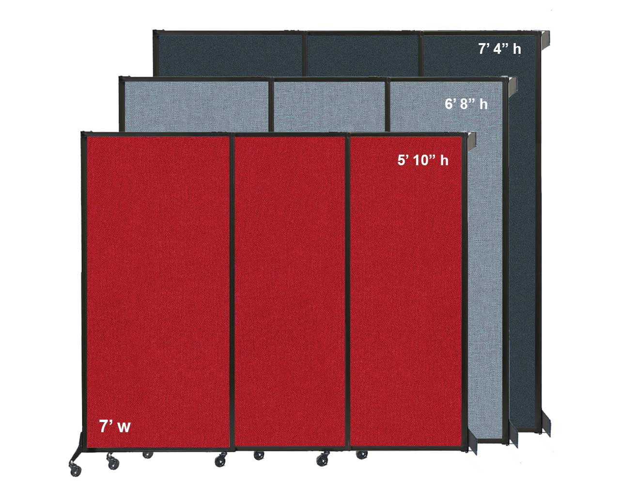 QuickWall Sliding Partition, Wall-Mounted