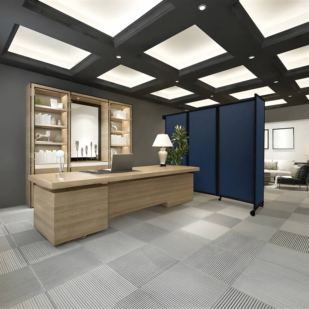 The Room Divider 360 Folding Partition, Wall-Mounted
