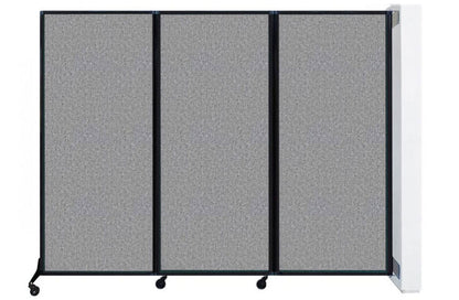 QuickWall Folding Partition, Wall-Mounted