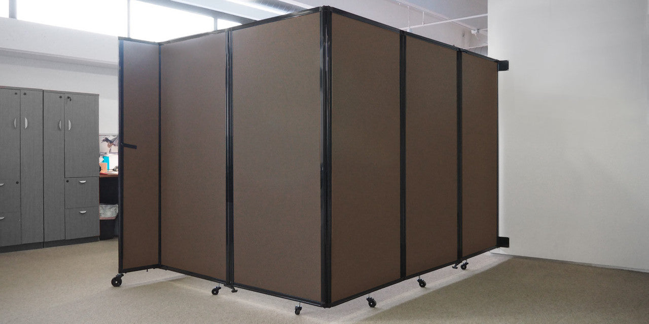 The Room Divider 360 Folding Partition, Wall-Mounted