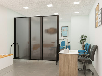 Full Motion Room Divider - Polycarbonate