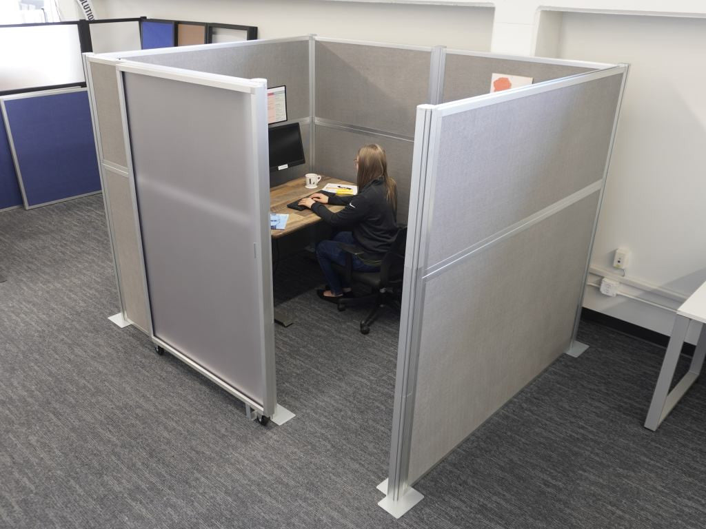 Officeflex Cubicle Sliding Door Kit