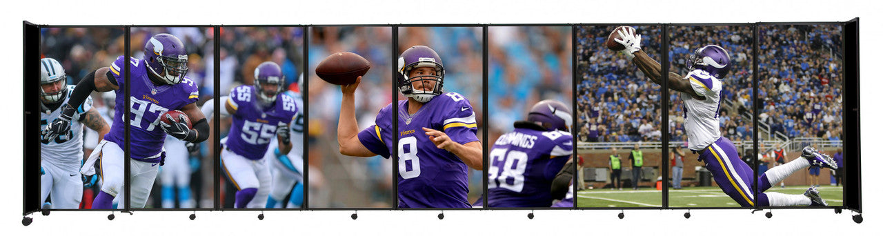 The Room Divider 360 Folding Portable Partition, Custom Printed