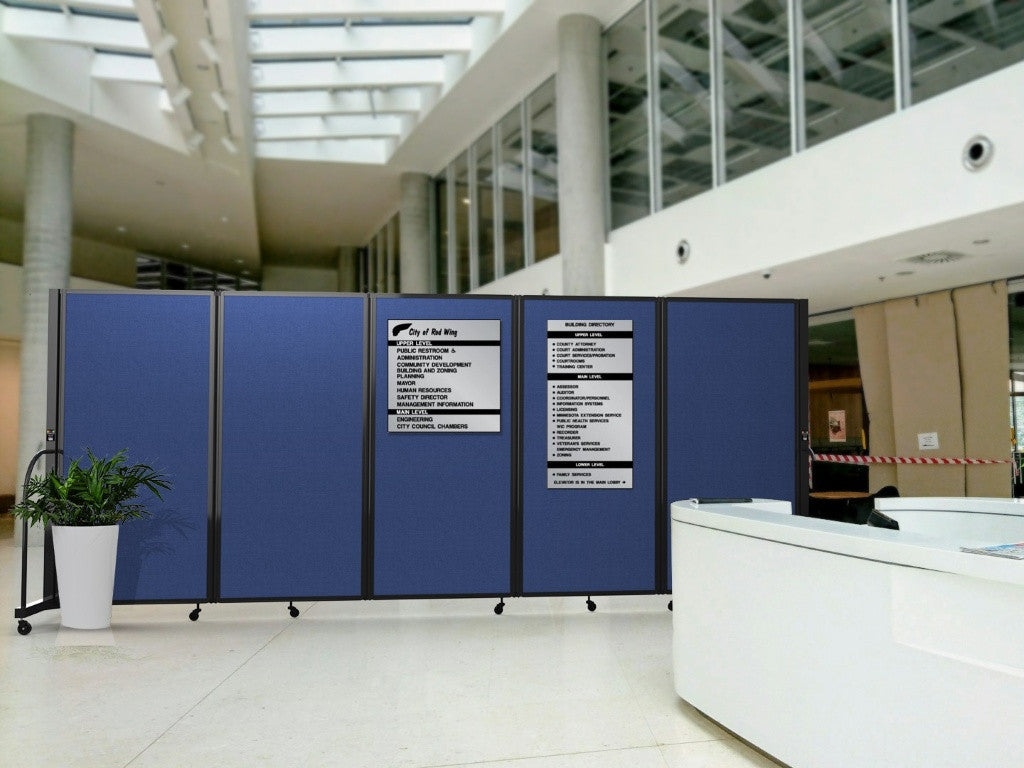 Full Motion Room Divider - Fabric