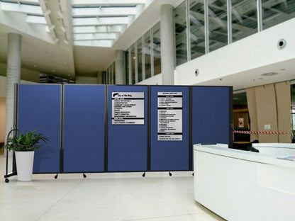 Full Motion Room Divider - Fabric