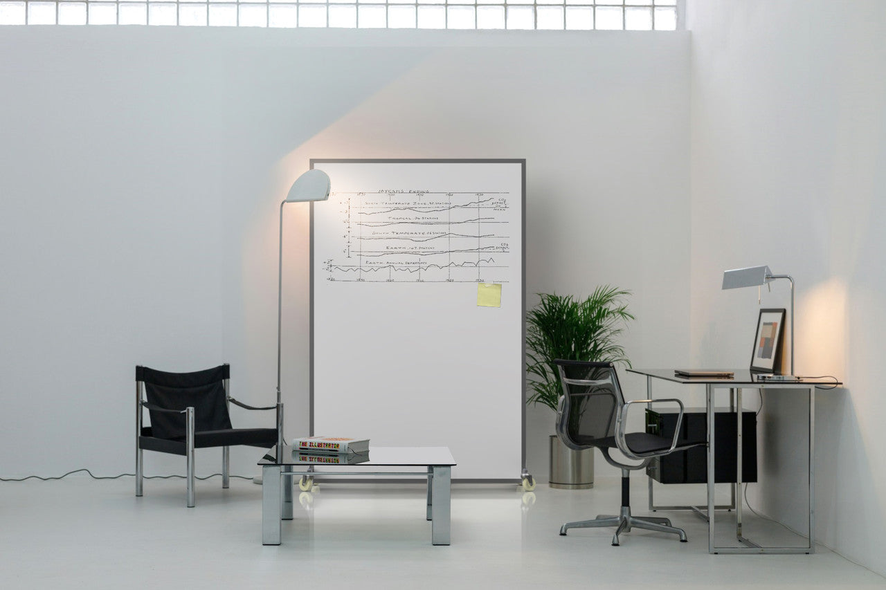 ShieldWrite Full-Length Bullet-Resistant Mobile Whiteboard
