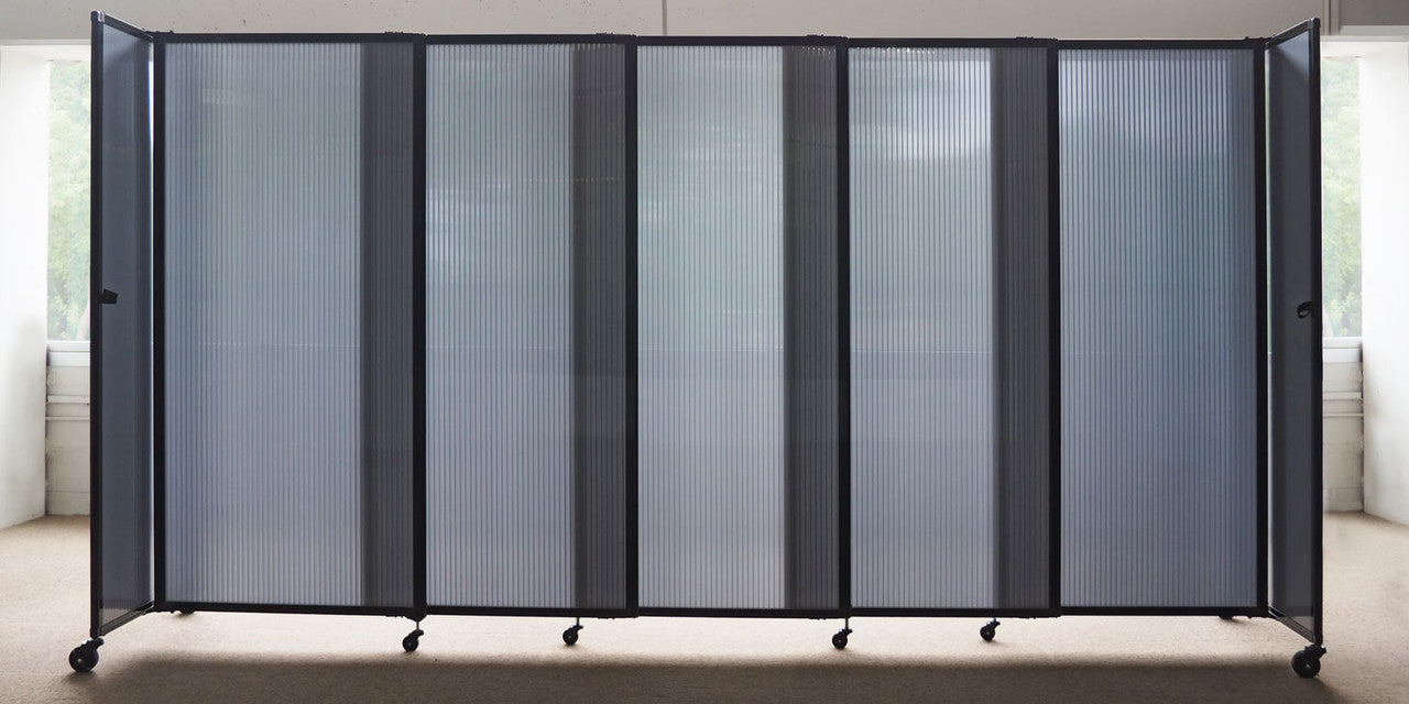 Polycarbonate StraightWall Sliding Portable Partition