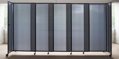 Polycarbonate StraightWall Sliding Portable Partition