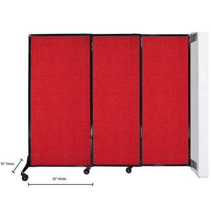 QuickWall Sliding Partition, Wall-Mounted
