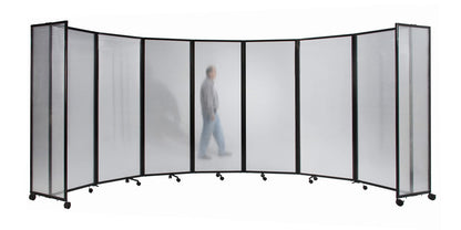 Polycarbonate Room Divider 360 Folding Portable Partition