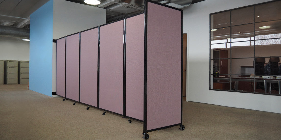 The Room Divider 360 Folding Partition, Wall-Mounted