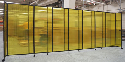 Polycarbonate StraightWall Sliding Portable Partition