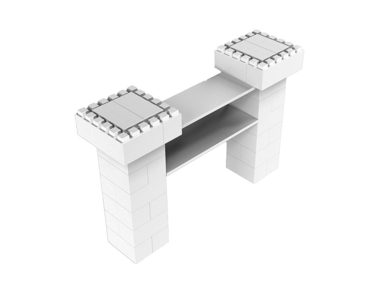 Simple Cantilevered Catering Station Kit