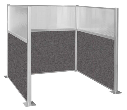 Portable Acoustic Cubicle Partition Kit, U-Shape | Hush Panel