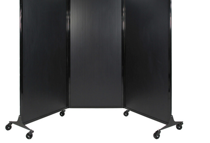 QuickWall Fabric Folding Portable Partition — 5'10" high x 8'4" wide