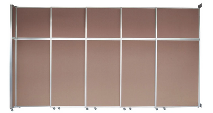 Operable Wall Folding Room Divider — 12'3" high x 9'9" wide