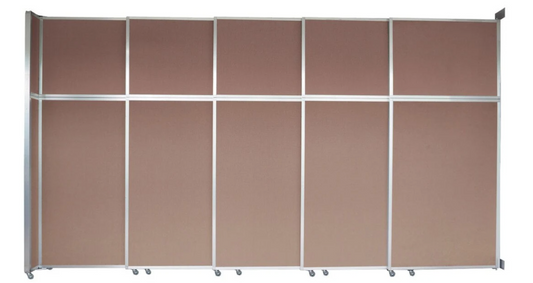 Operable Wall Folding Room Divider — 12'3" high x 9'9" wide