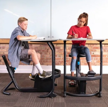 Load image into Gallery viewer, Lifespan Unity Jr. Pedal Bike Desk w/White Top (also called Unity Kids Bike Desk)