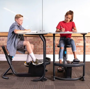 Lifespan Unity Jr. Pedal Bike Desk w/White Top (also called Unity Kids Bike Desk)
