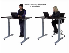 Load image into Gallery viewer, Kids Mobile Electric Lift Height Adjustable Table Desk - 48&quot;W x 24&quot;D