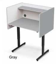 Load image into Gallery viewer, Height Adjustable Study Carrel Desk for Kids