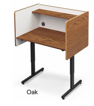 Load image into Gallery viewer, Height Adjustable Study Carrel Desk for Kids