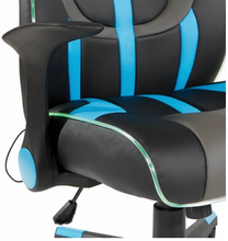Load image into Gallery viewer, Kids Gaming Chair with LED Light Piping &amp; Flip Up Arms