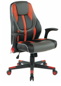 Kids Gaming Chair with LED Light Piping & Flip Up Arms