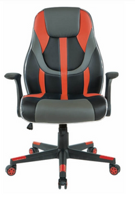 Kids Gaming Chair with LED Light Piping & Flip Up Arms