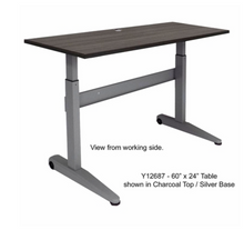 Load image into Gallery viewer, Sit-Stand Tilt &amp; Roll Desk Table - 60&quot;x 24&quot;