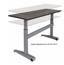 Load image into Gallery viewer, Sit-Stand Tilt &amp; Roll Desk Table - 60&quot;x 24&quot;