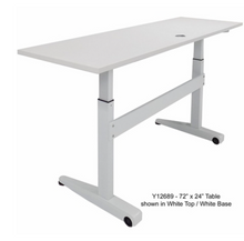 Load image into Gallery viewer, Sit-Stand Tilt &amp; Roll Desk Table - 60&quot;x 24&quot;