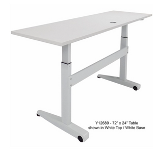 Sit-Stand Tilt & Roll Desk Table - 60"x 24"