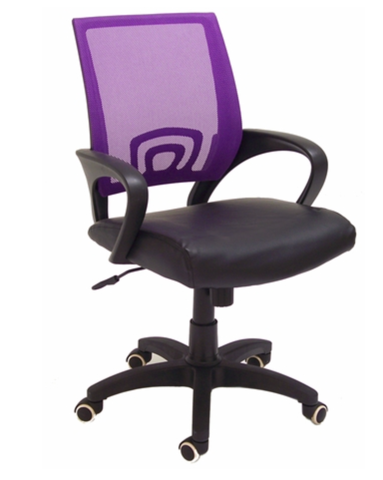 Leather & Mesh Color Burst Office Chair For Kids