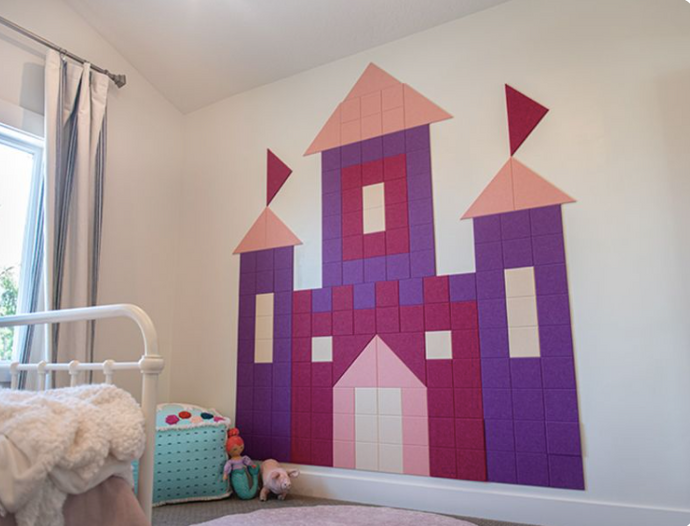 Sound Dampening Big Castle Wall Design