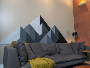 Sound Dampening Shaded Mountain Design