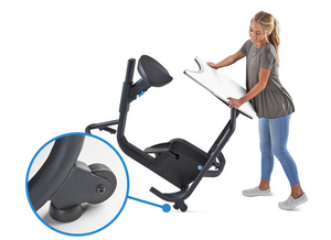Lifespan Unity Jr. Pedal Bike Desk w/White Top (also called Unity Kids Bike Desk)