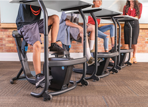 Lifespan Unity Jr. Pedal Bike Desk w/White Top (also called Unity Kids Bike Desk)