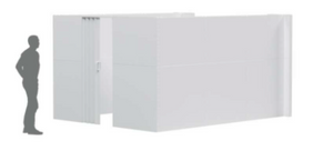Two Connected Rooms- Each Room Is 10' x12' With A Door