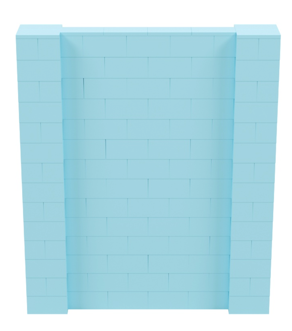 EverBlock Simple Wall Kit- 6' by 7'