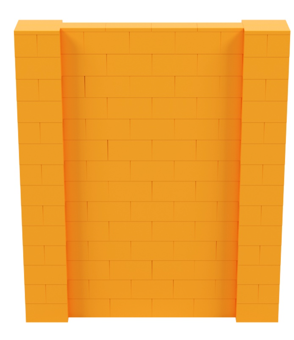 EverBlock Simple Wall Kit- 6' by 7'