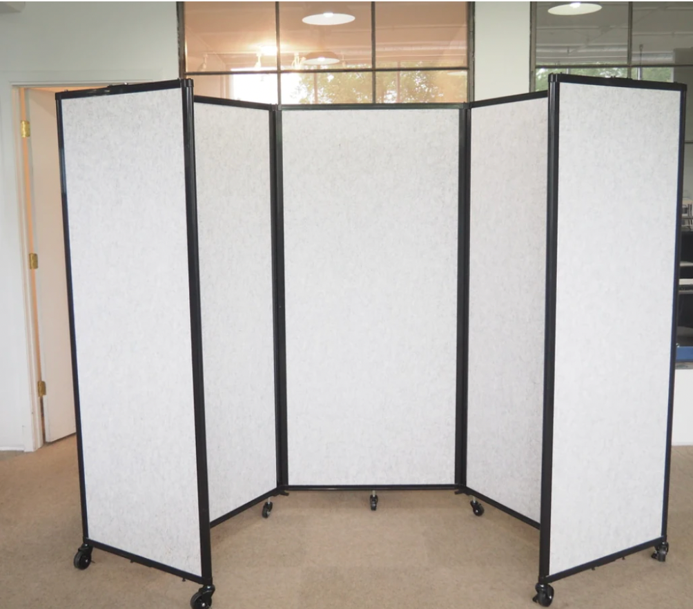 SoundSorb Room Divider 360 Folding Portable Partition