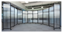 Load image into Gallery viewer, Room Divider 360 Folding Portable Partition in Fabric