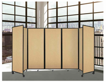 Load image into Gallery viewer, Room Divider 360 Folding Portable Partition in Fabric