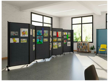 Load image into Gallery viewer, Room Divider 360 Folding Portable Partition in Fabric
